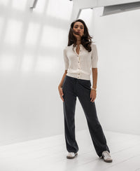 Knitted pants LE LOURDES Anthracite