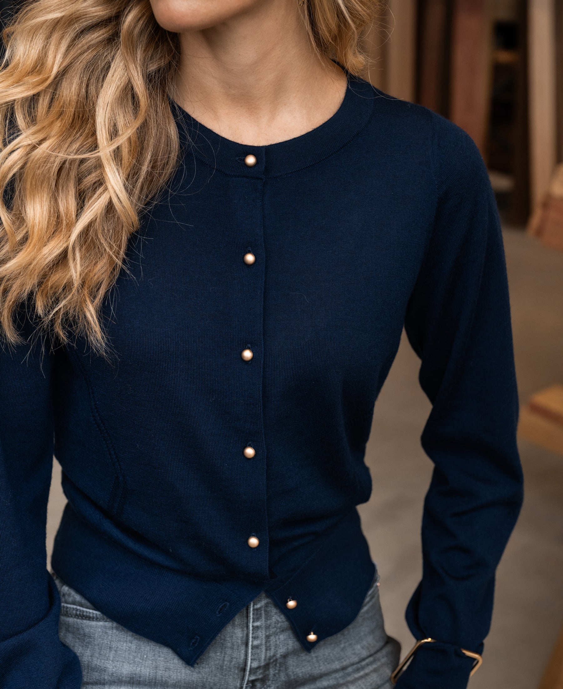 Vestje LA BLAKE Navy