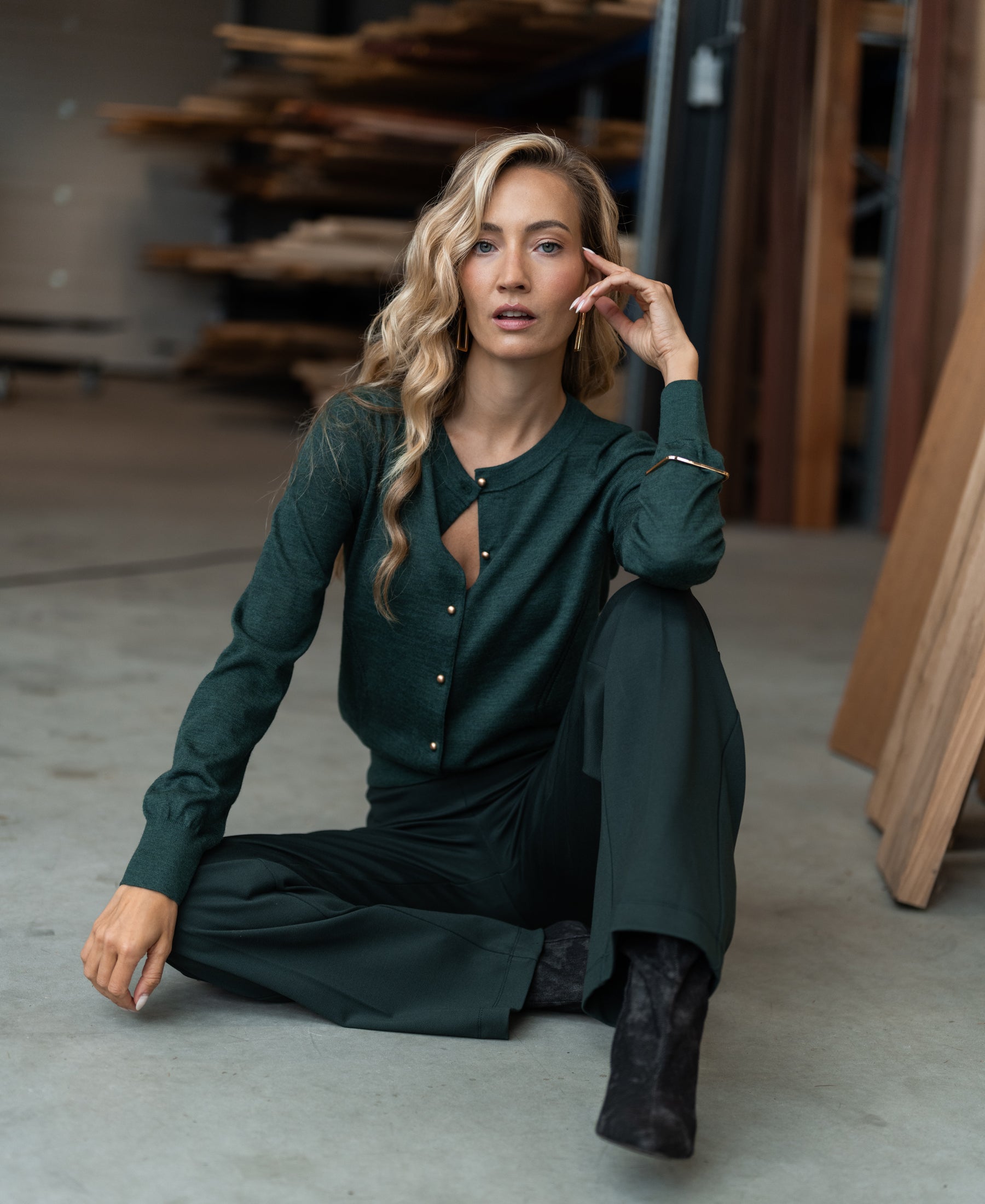 Vestje LA BLAKE Groen