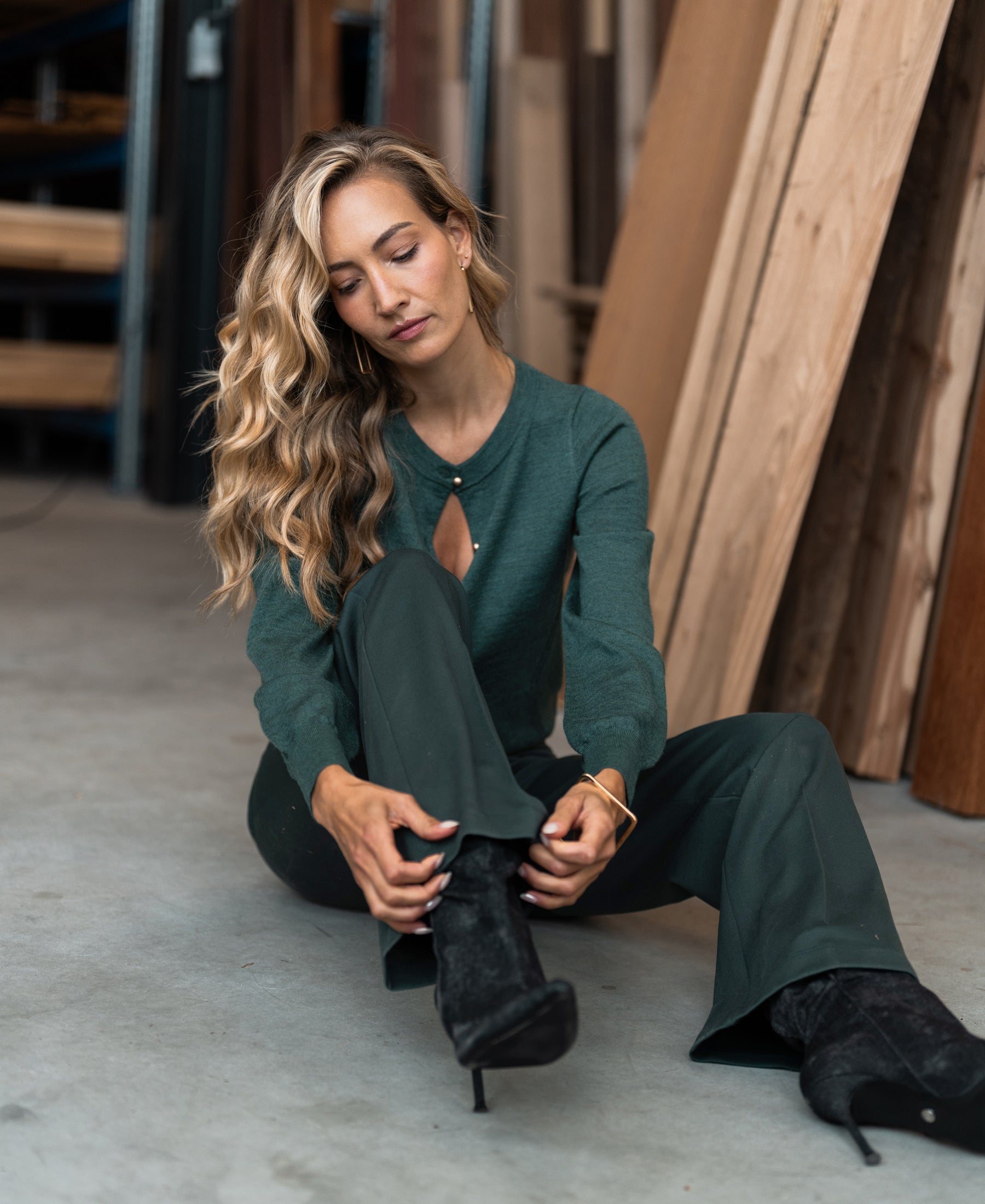 Vestje LA BLAKE Groen