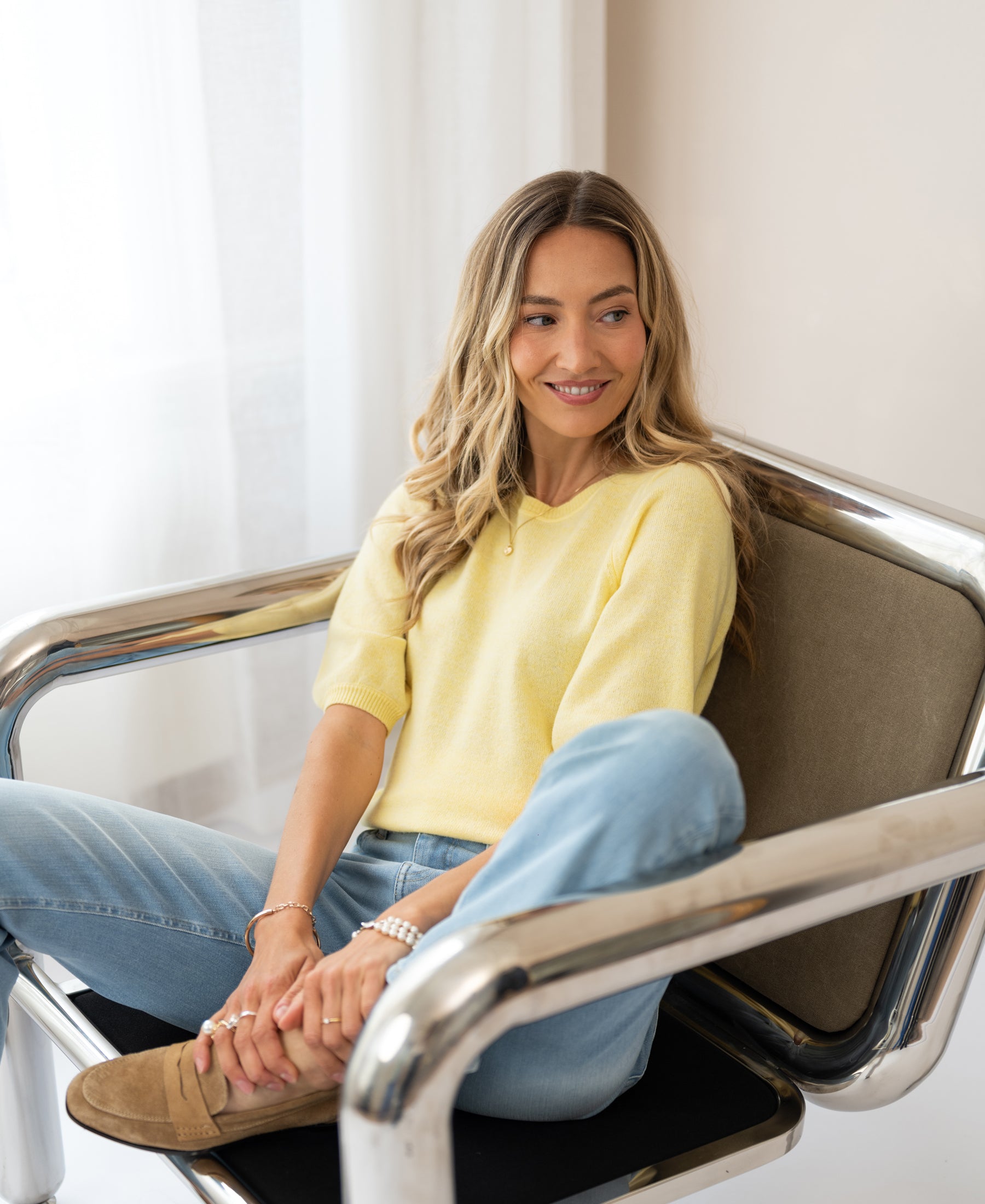 Sweater LA BLANCHE Citron Pressé