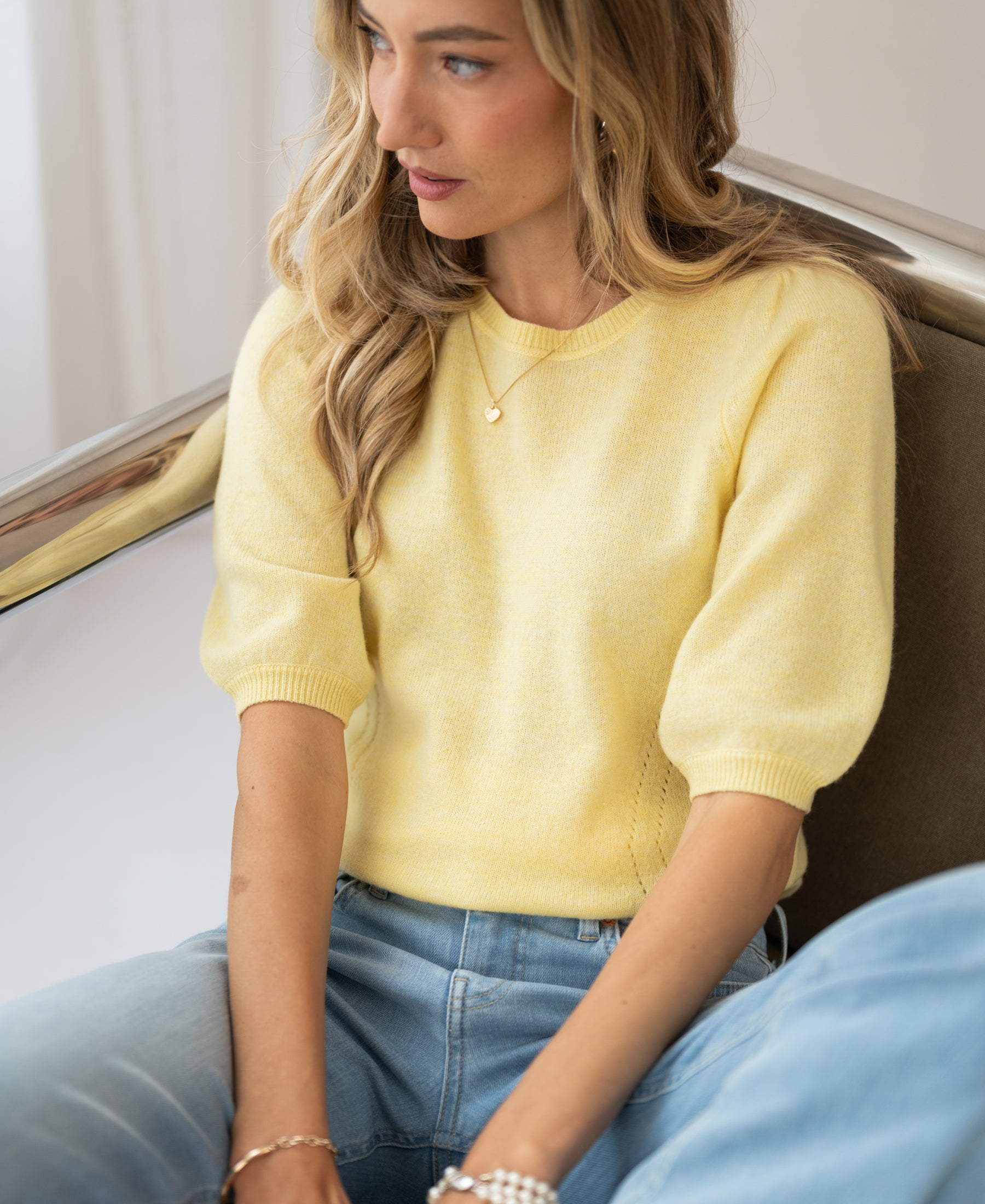 Sweater LA BLANCHE Citron Pressé