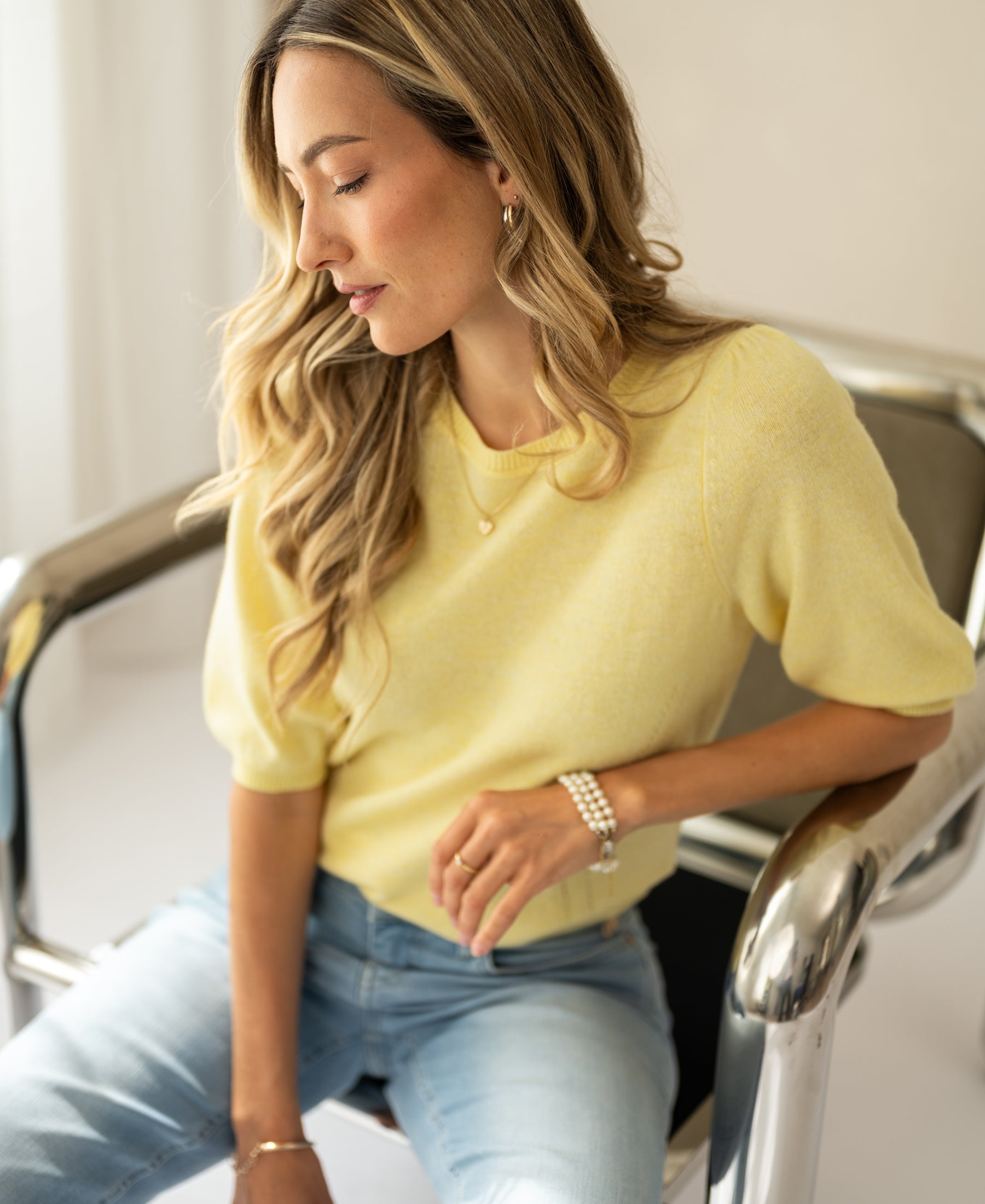 Sweater LA BLANCHE Citron Pressé