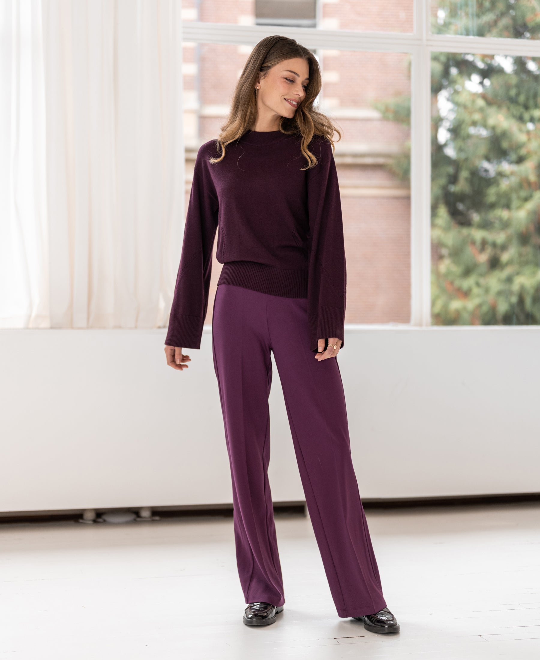 Rollkragenpullover LA BOULE Bordeaux