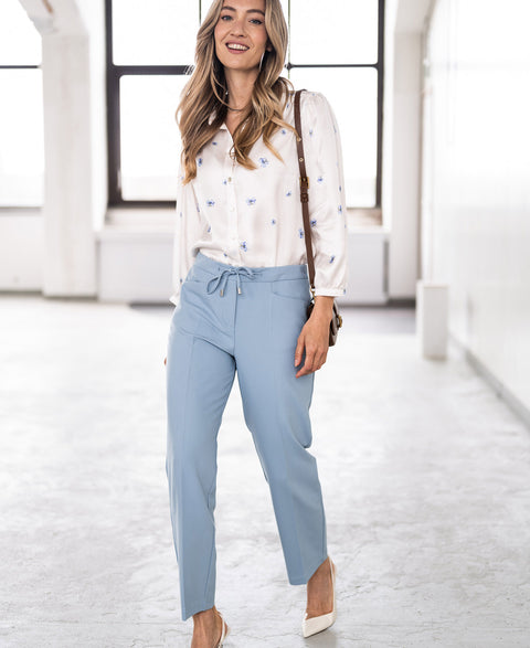 Blouse LA ROSA met bloemetjes