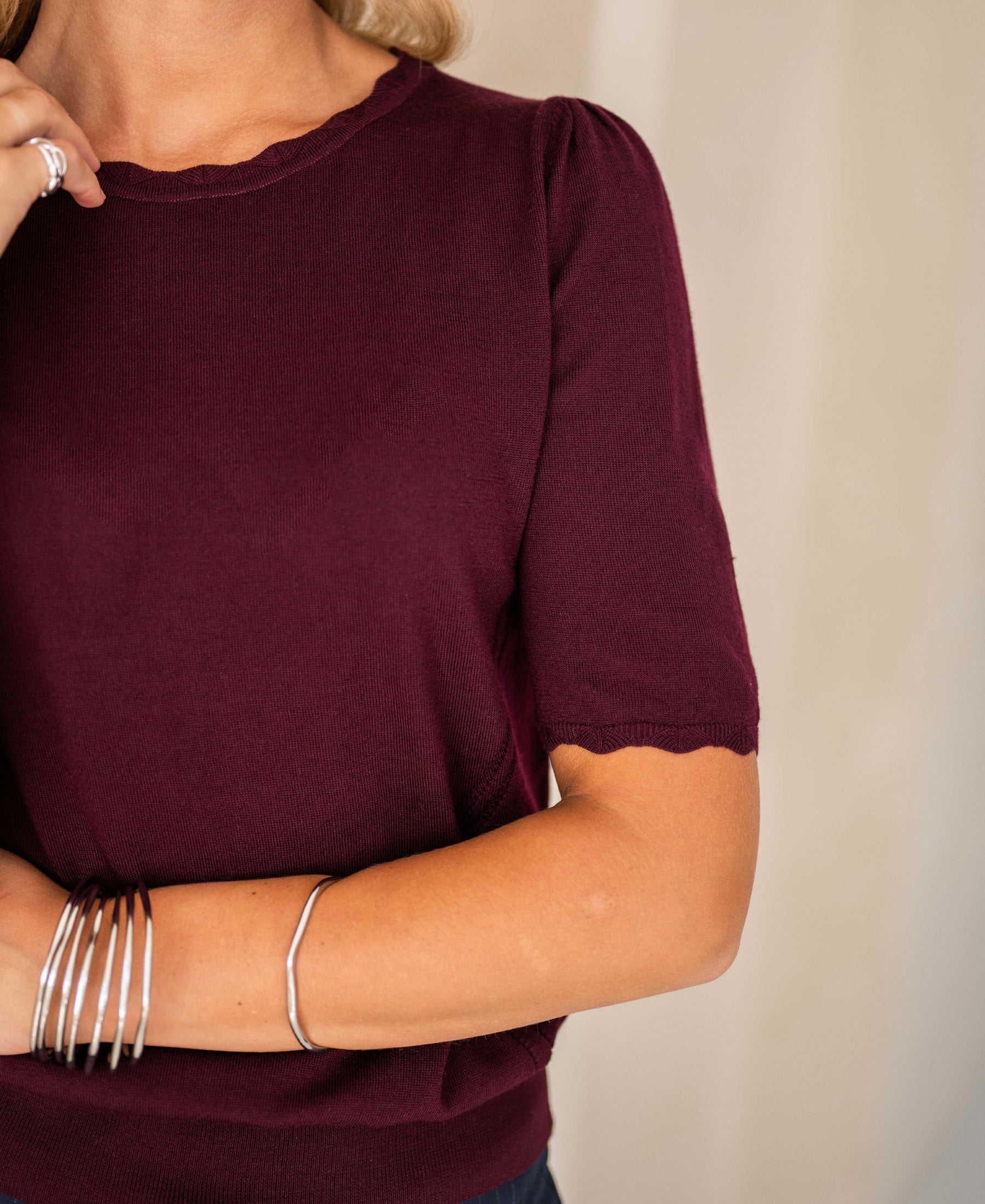 Sweater LA LUNDI Bordeaux