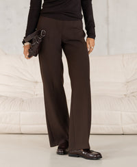 Wide leg pants LE CENTRE Brown