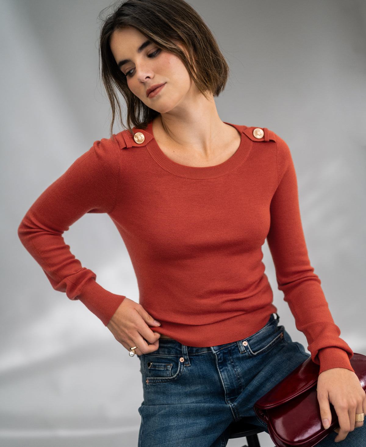Merino trui LE CESAR Cayenne