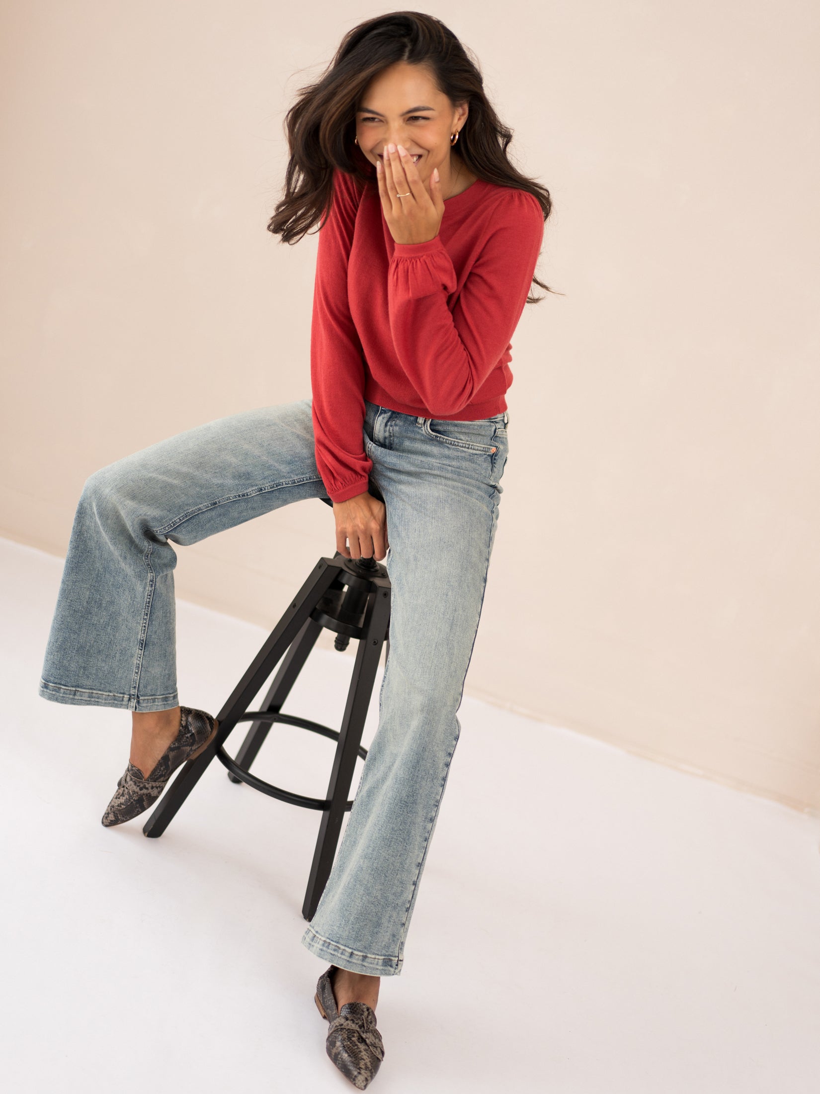 Merino wool sweater LA COEUR Rouge