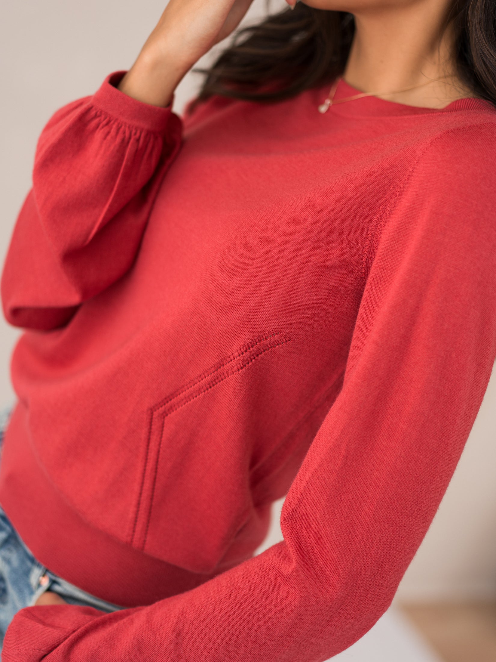Merino wool sweater LA COEUR Rouge