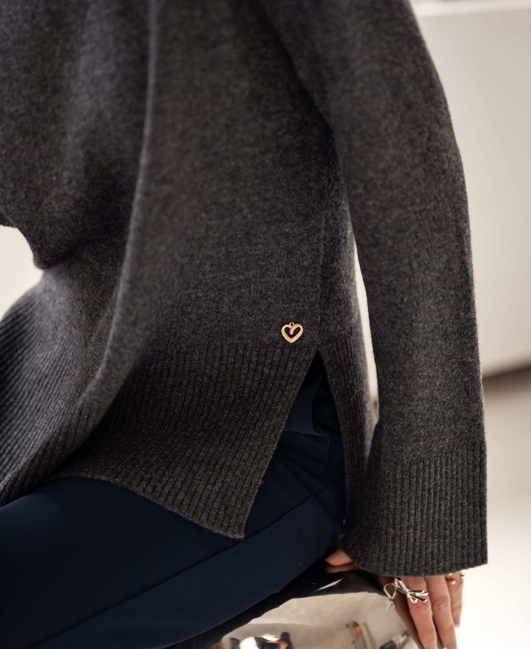 Turtleneck LA COZY Anthracite