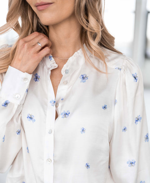 Blouse LA PAZ with flowers