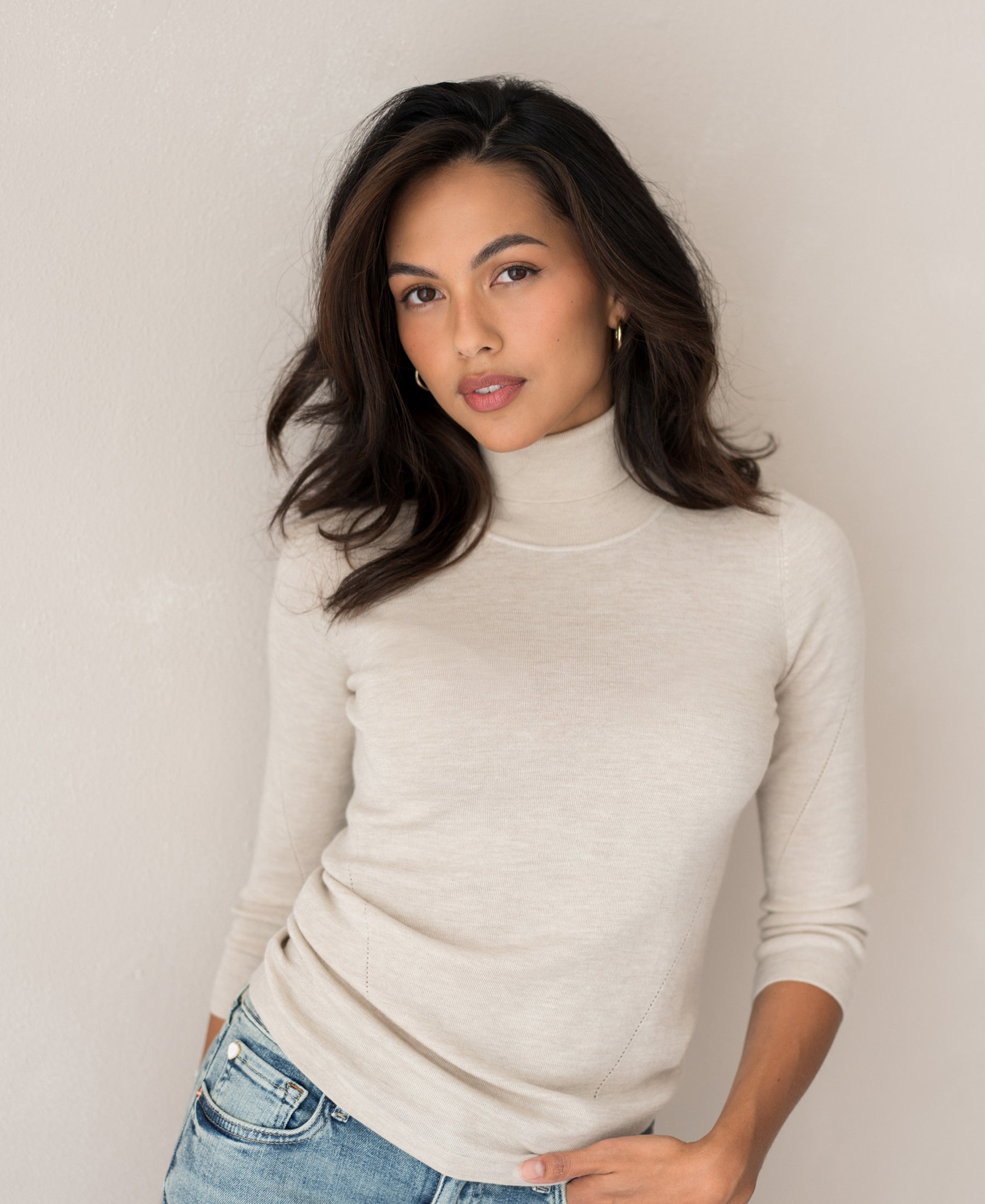 Turtleneck LE FABIAN Beige