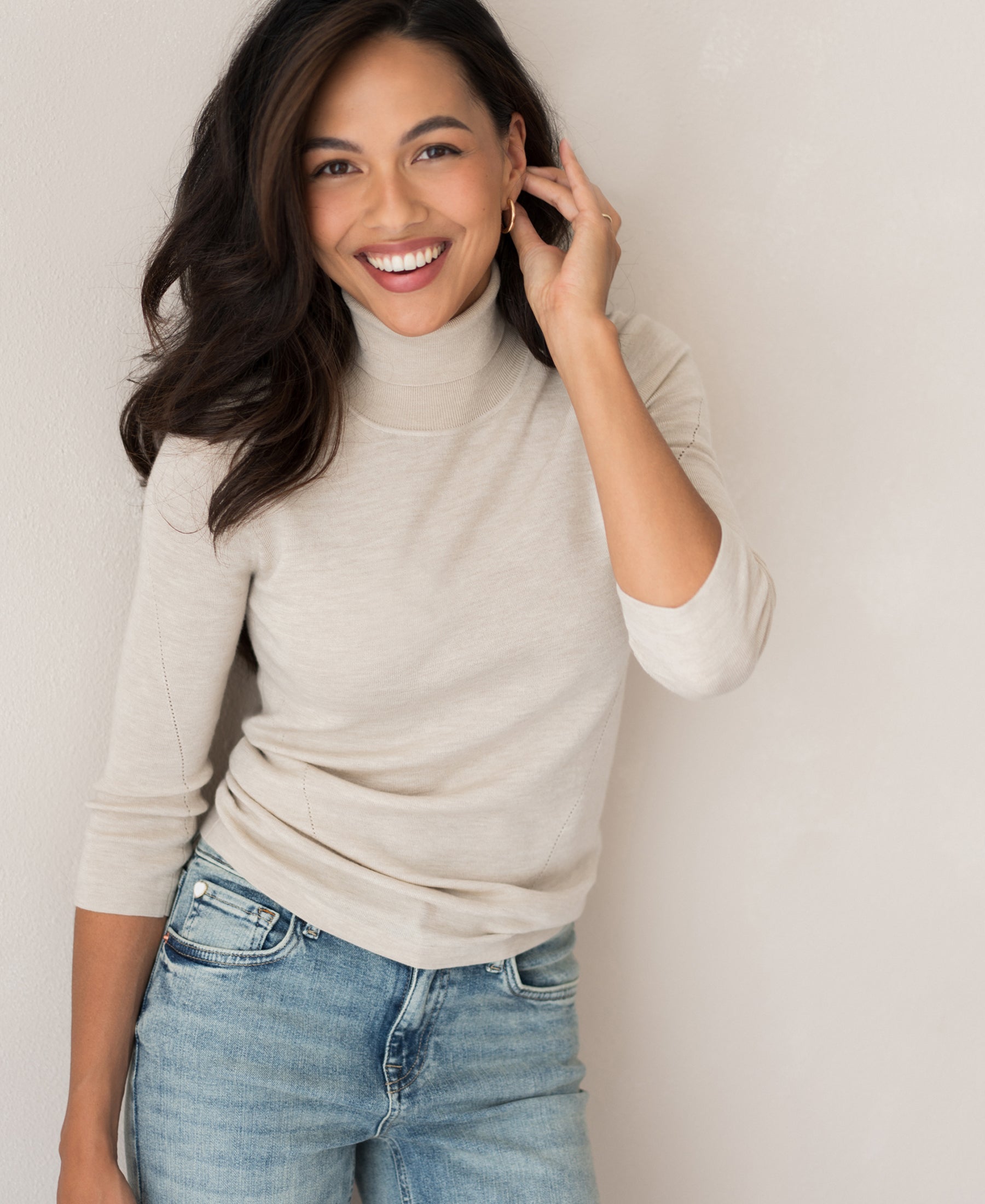 Turtleneck LE FABIAN Beige