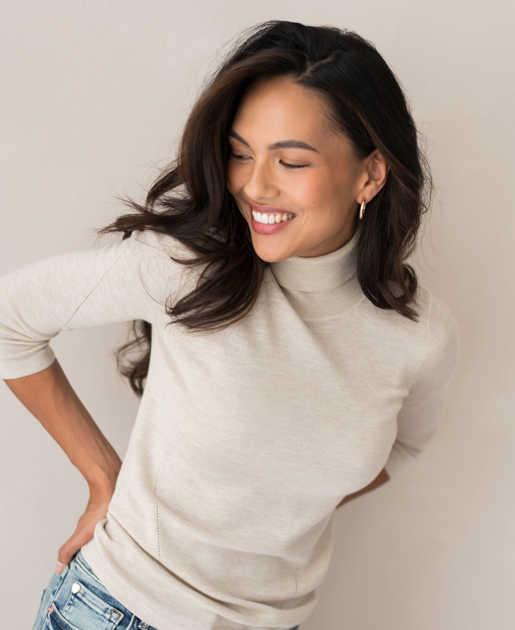 Turtleneck LE FABIAN Beige