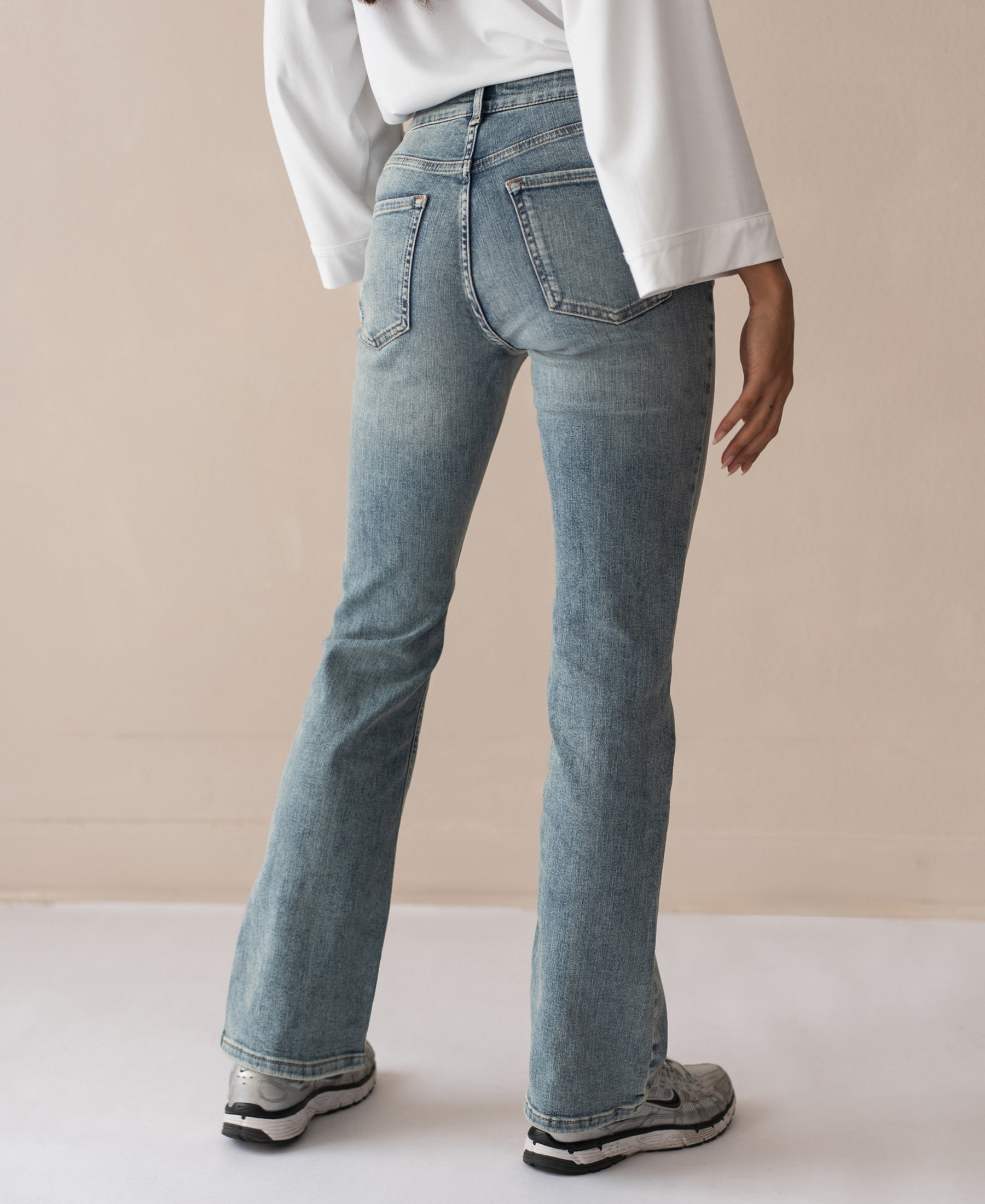 Jeans LES FLARES Vintage-Waschung