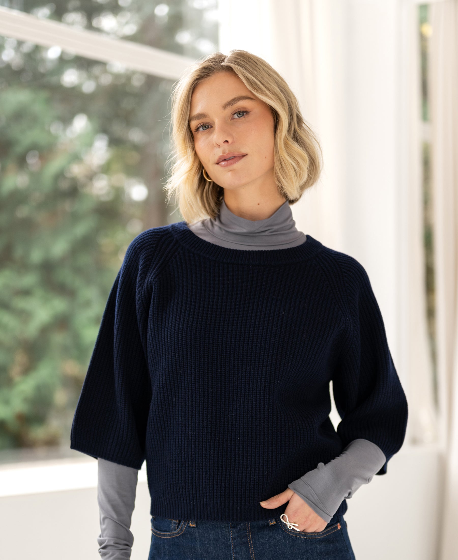 Sweater LA FRAMBOISE Dark Blue