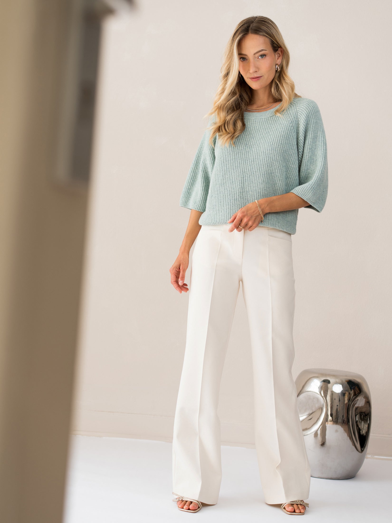 Pullover LA FRAMBOISE Nebelgrün