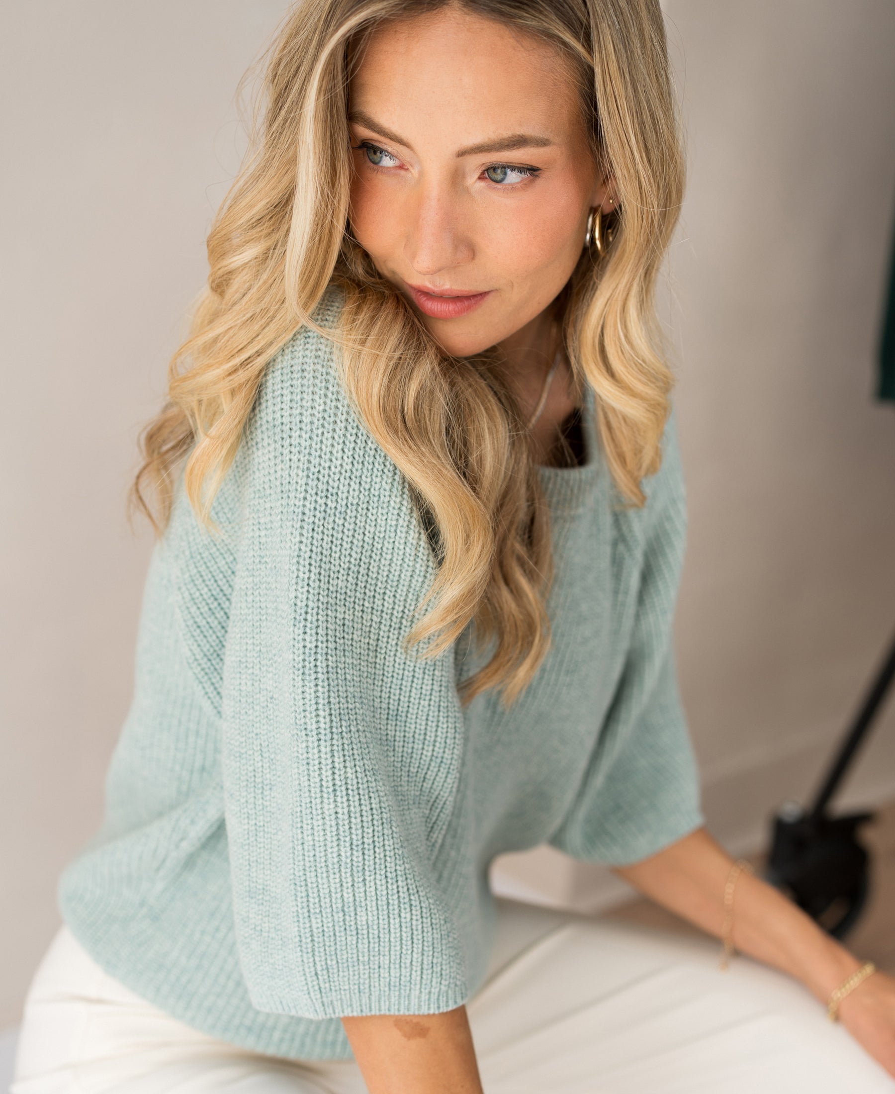 Pullover LA FRAMBOISE Nebelgrün