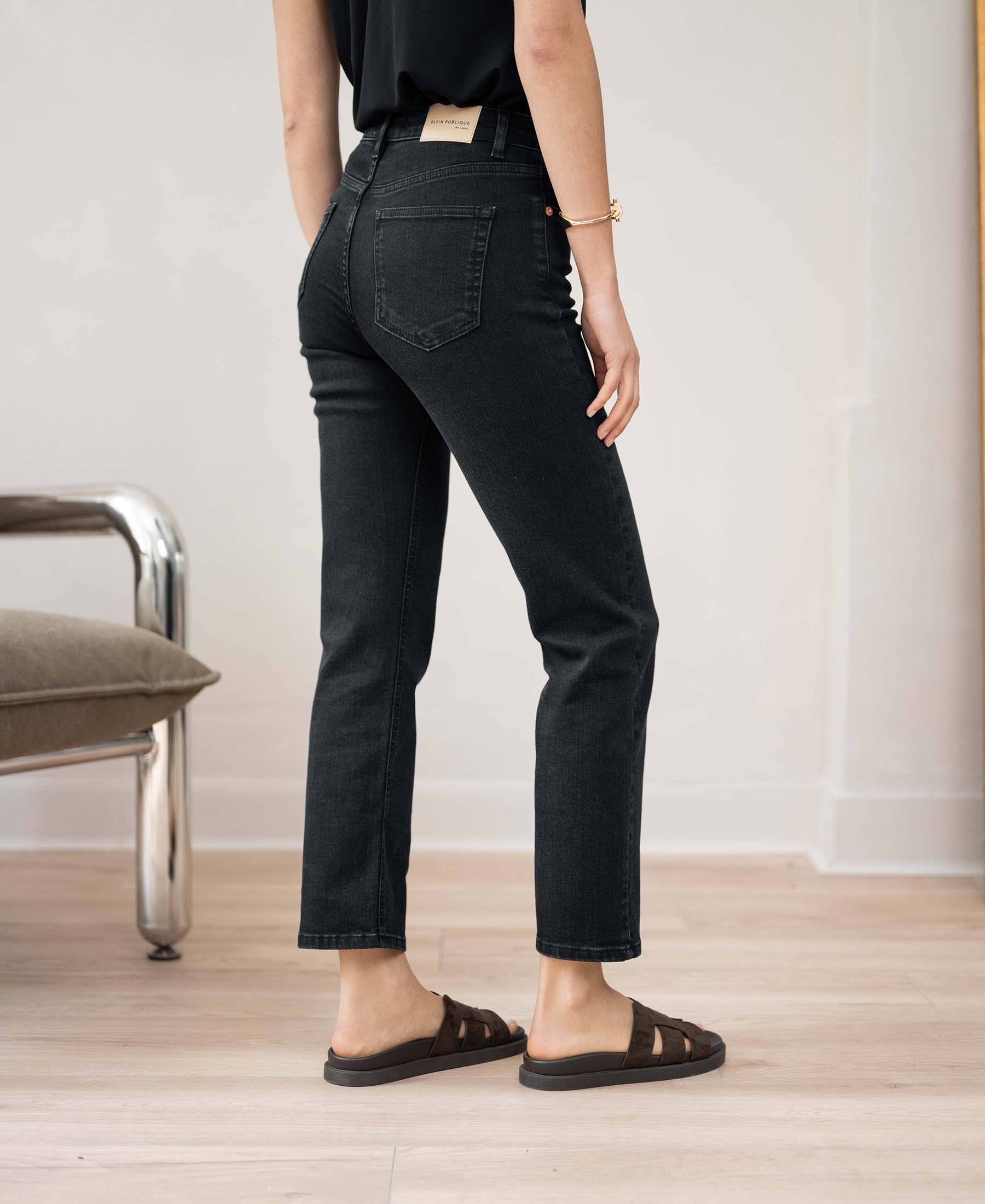Cropped jeans 7/8 LE GUY Black