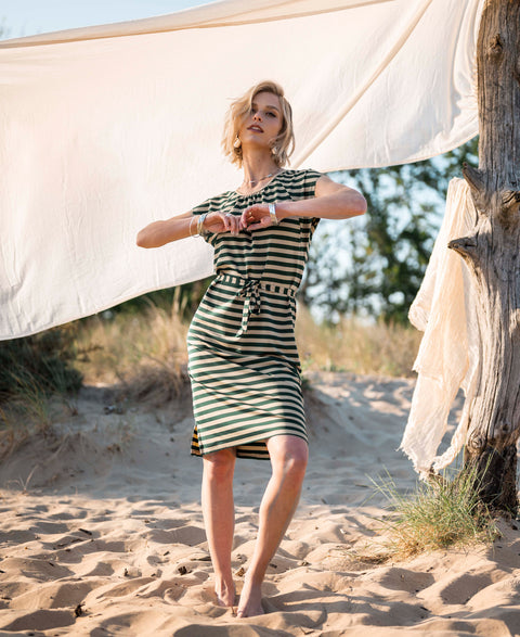 Traveljurk LA DION Groen-zand