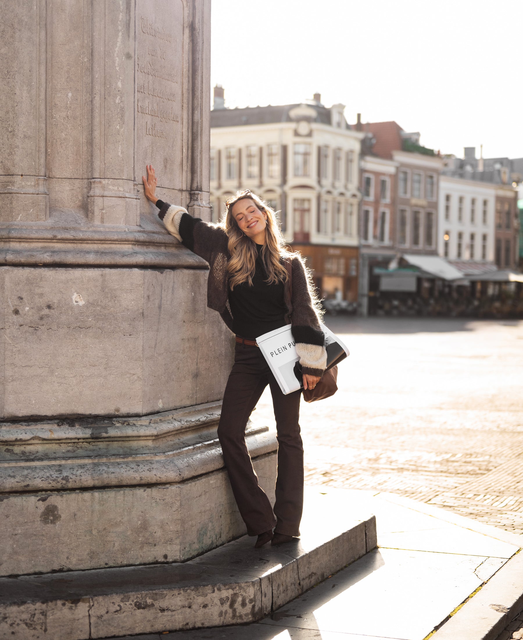 Jeans LES FLARES Bruin