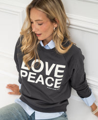 Sweater LA HARPER Charcoal - LOVE PEACE