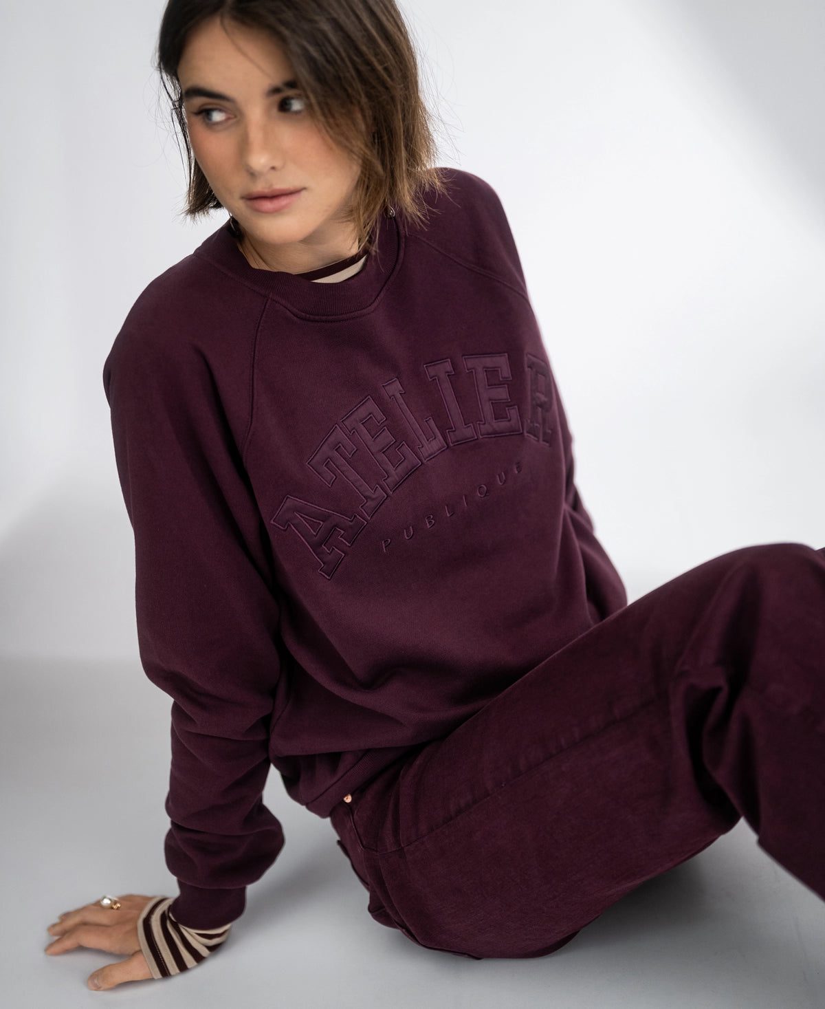 Sweater LA HARPER Bordeaux - Atelier