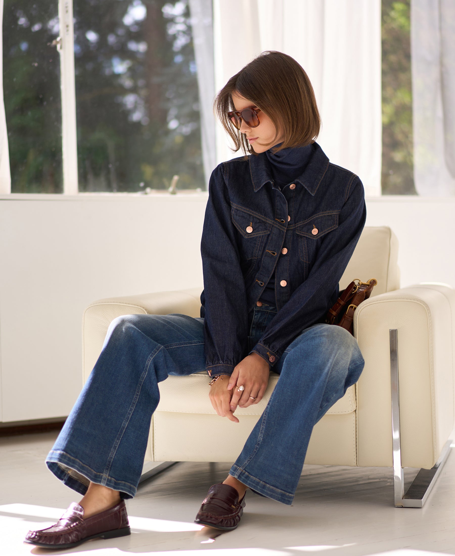 Denim jacket LA JACKY Rinsewash