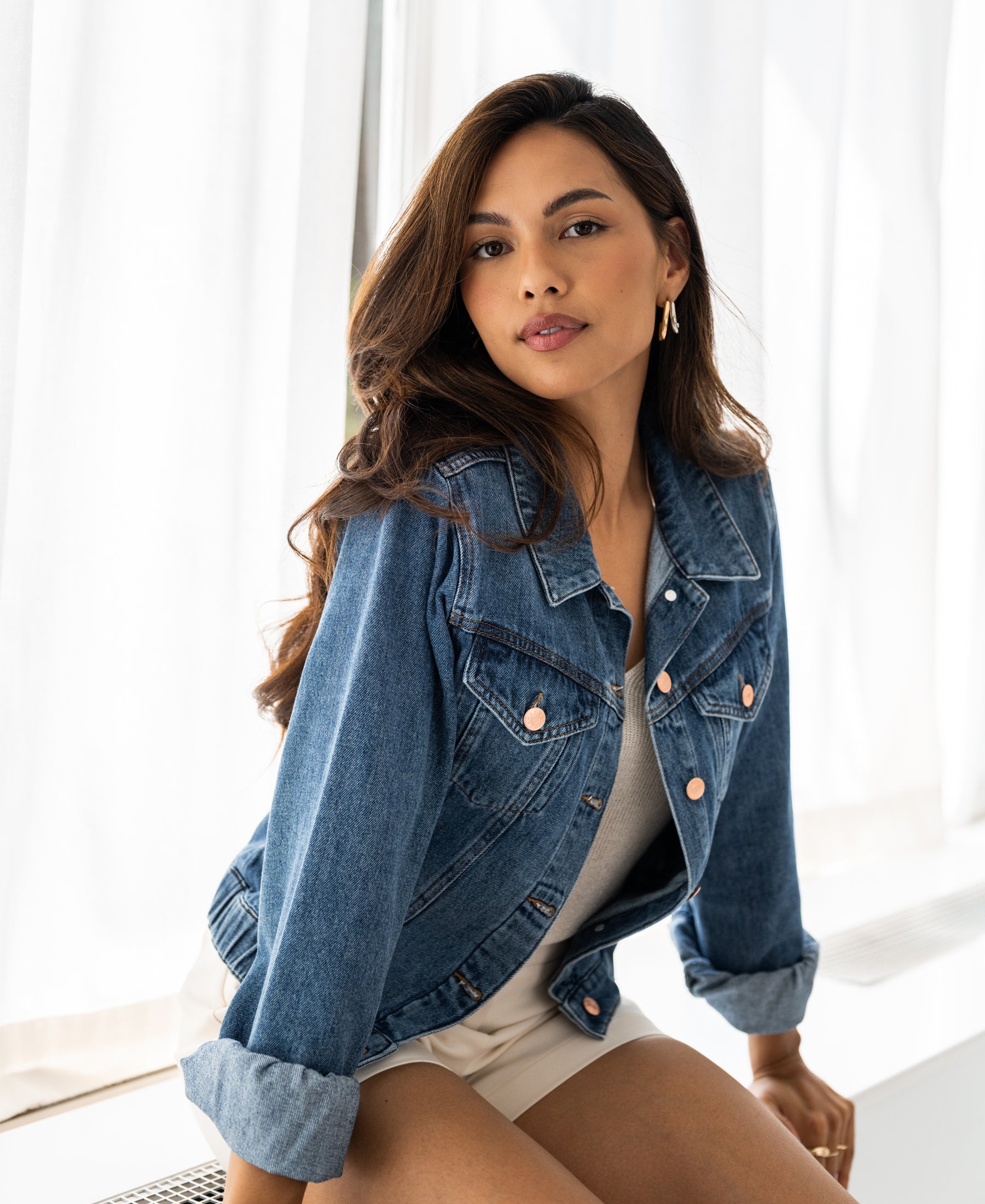 Jeansjack LA JACKY Stonewash