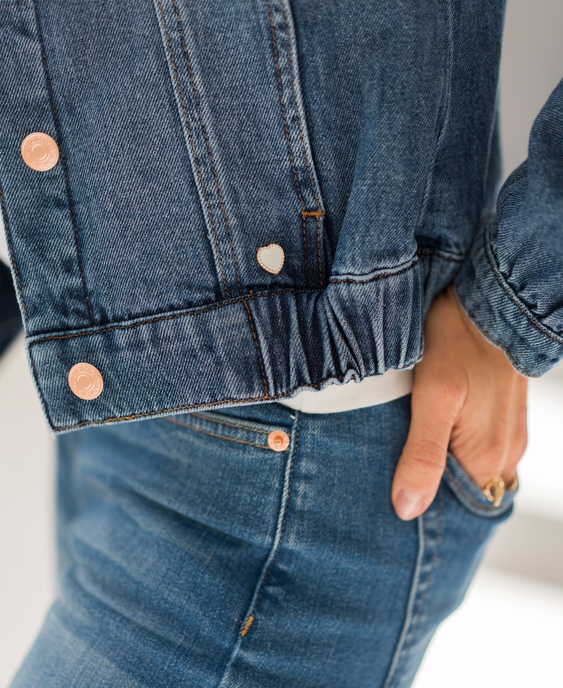 Jeansjack LA JACKY Stonewash