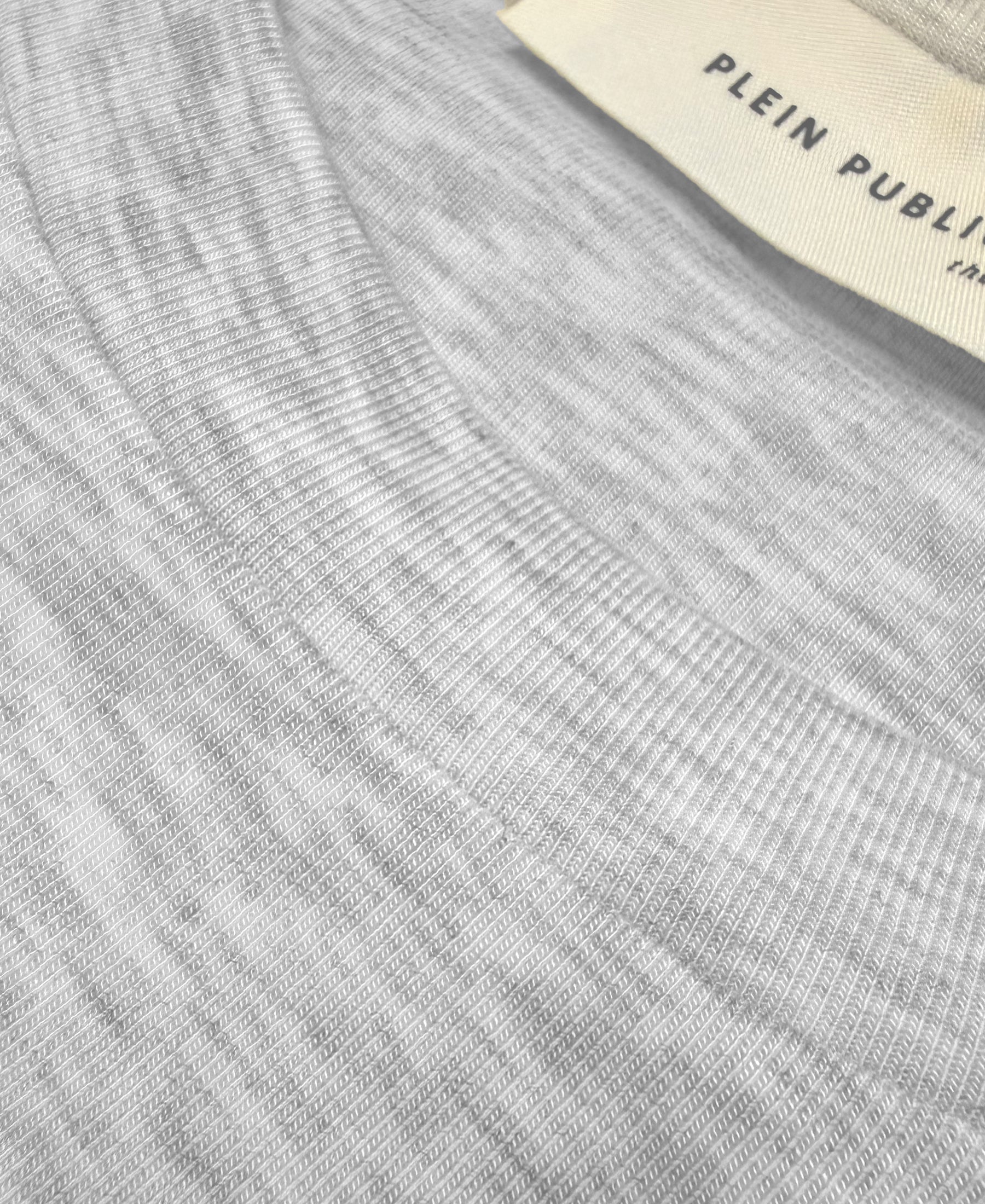 Luxury T-shirt long sleeve LA JANE Light gray