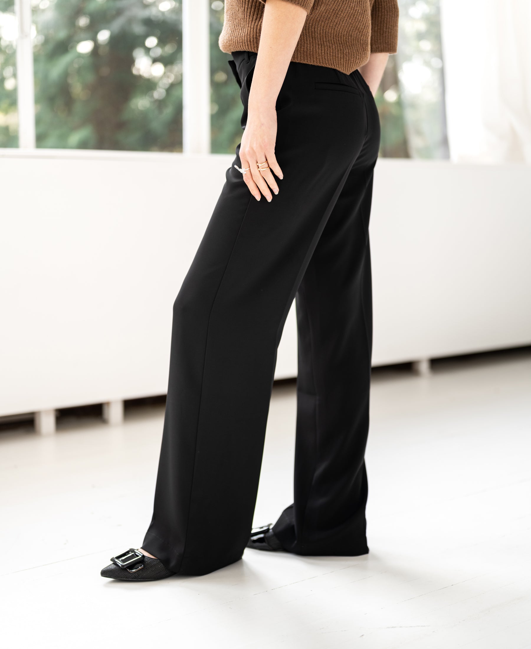 Supple pants LA JOELLE Black