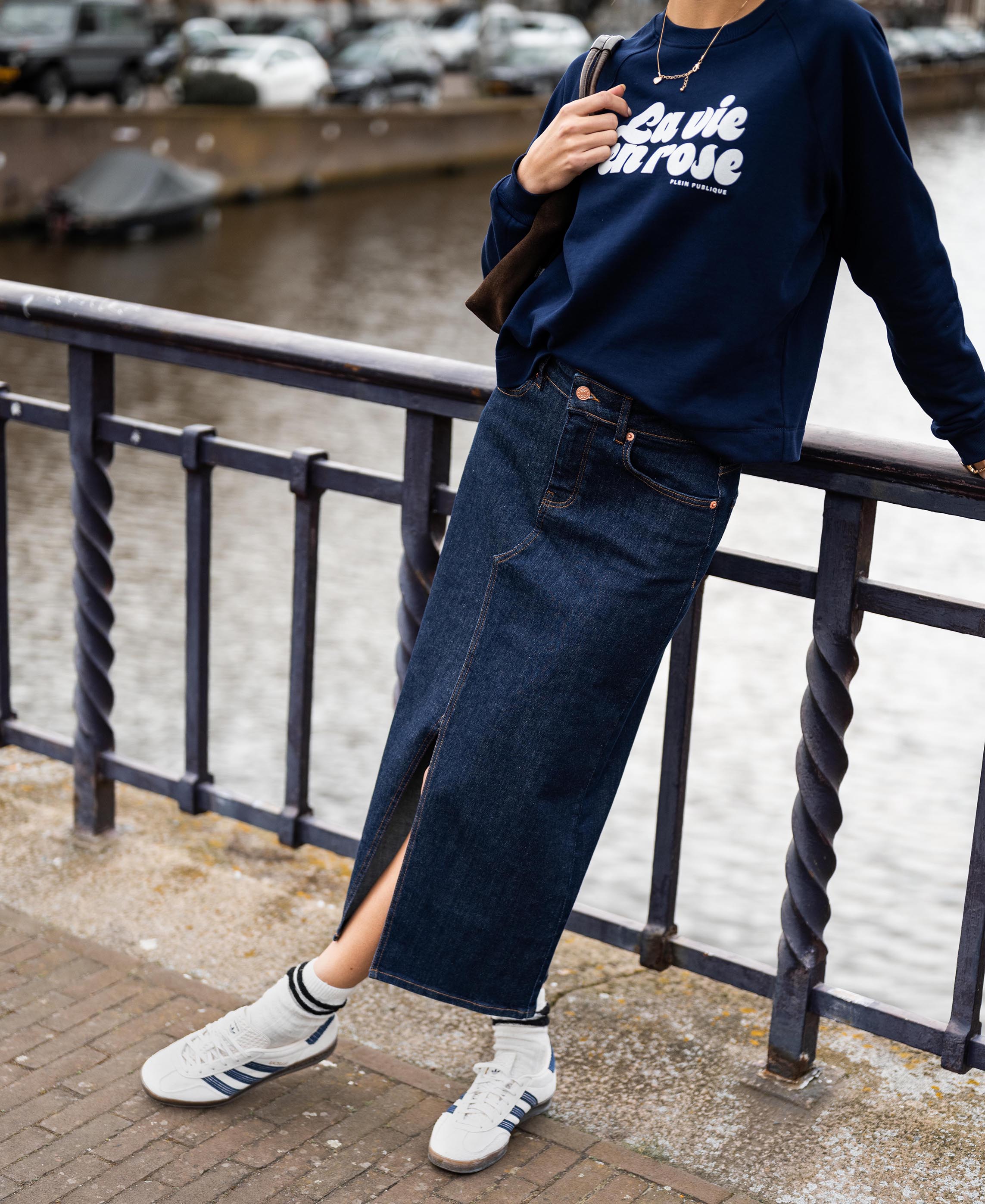 Denim skirt LA JUNE Rinsewash