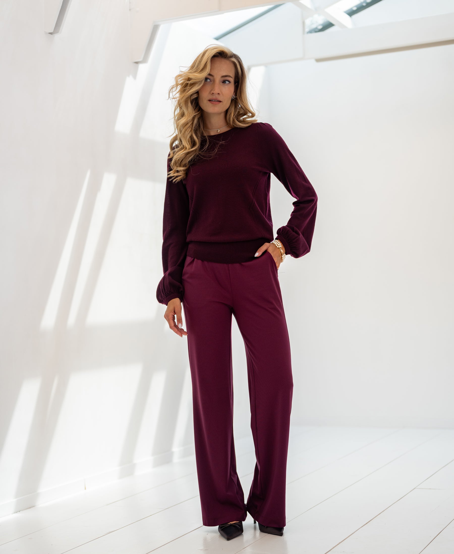 Reisehose LES JULES Wein