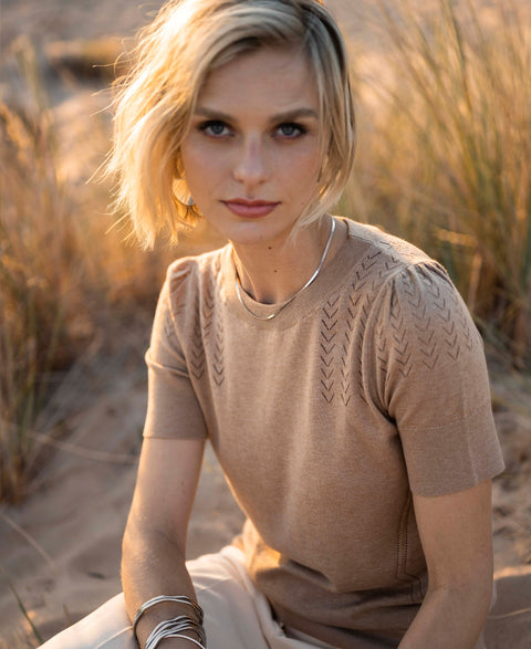 Sweater LA FEMME Sand