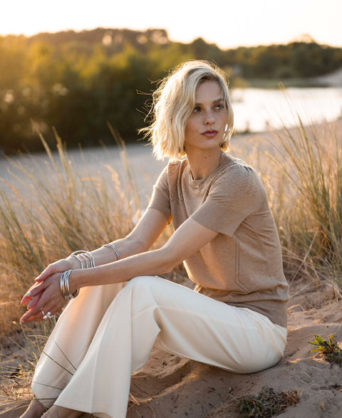 Sweater LA FEMME Sand