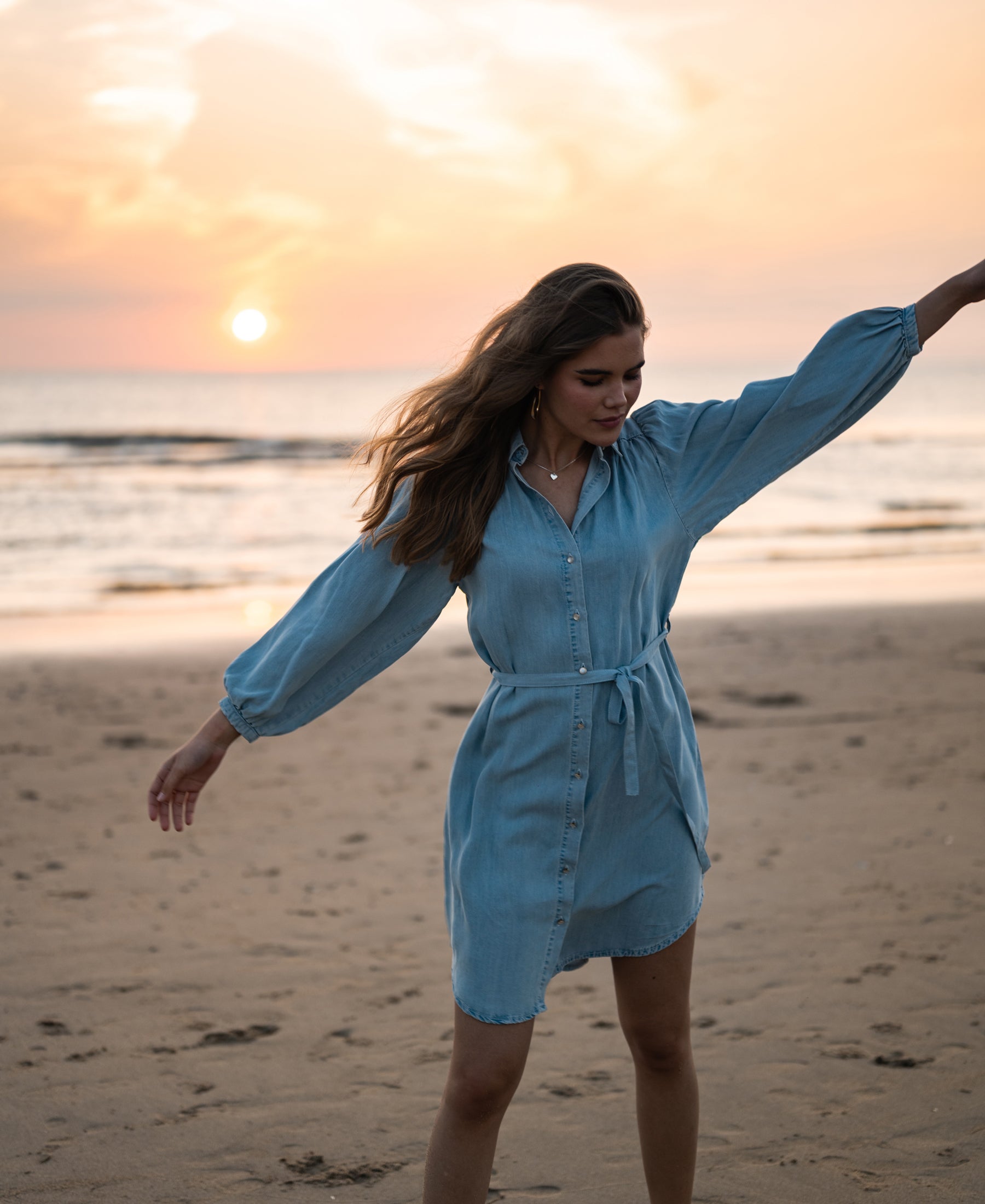 Blouse dress LA LAVE Bleached