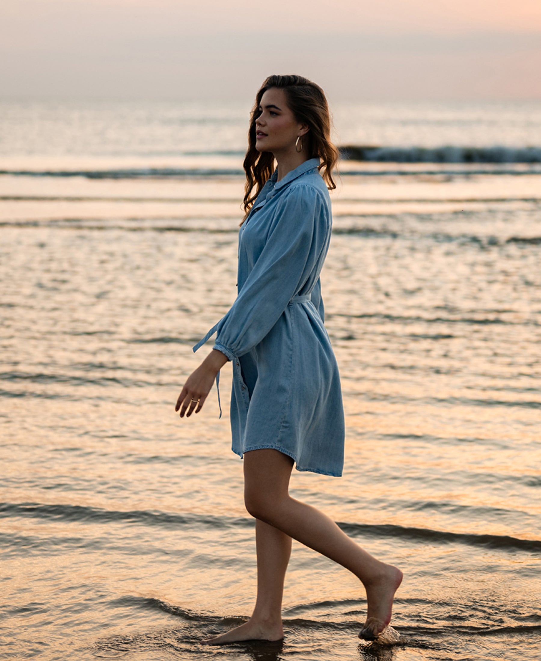 Blouse dress LA LAVE Bleached