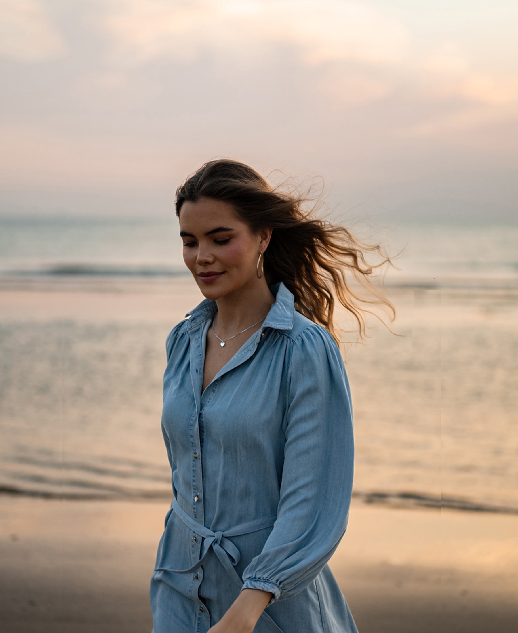 Blouse dress LA LAVE Bleached