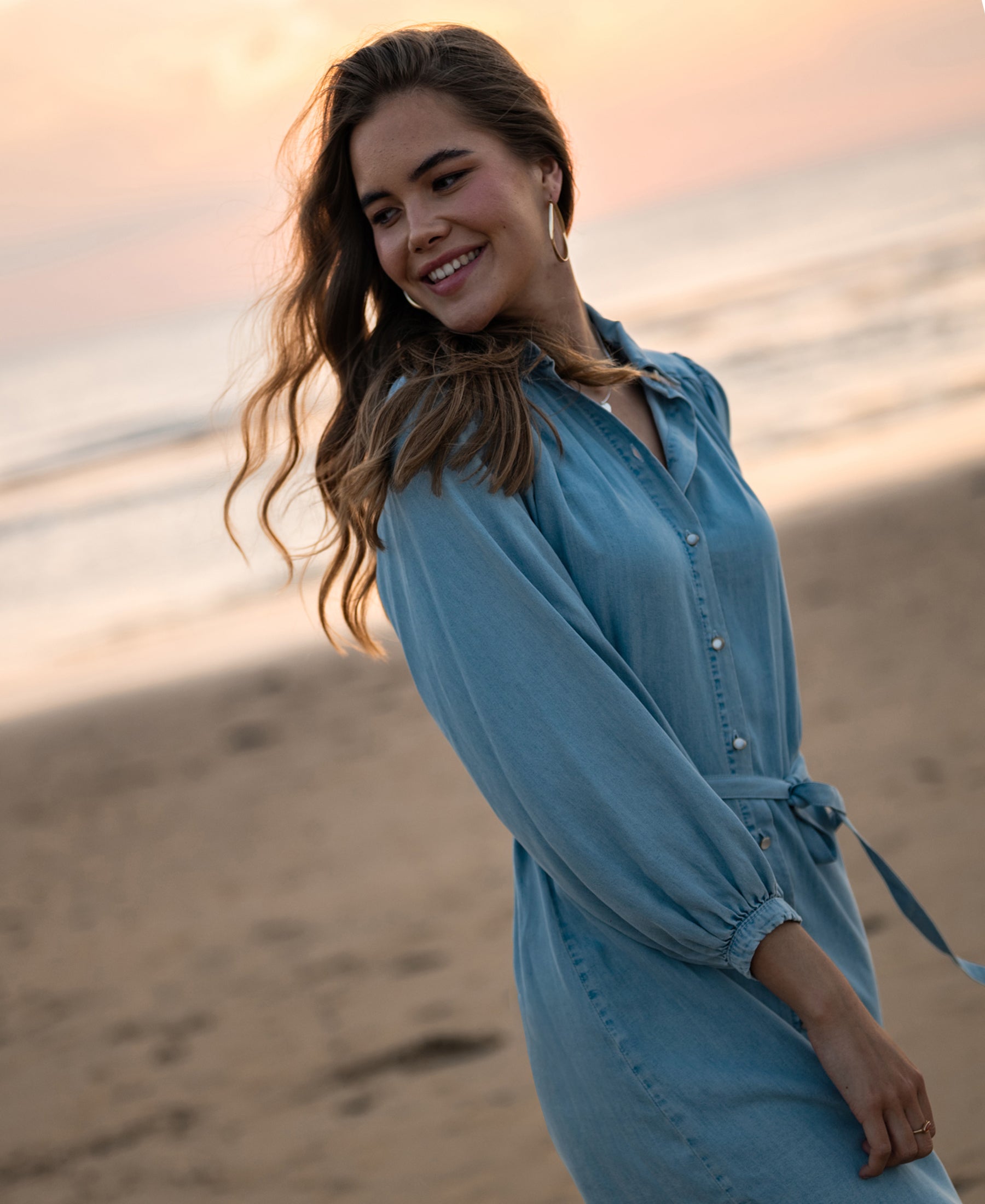 Blouse dress LA LAVE Bleached