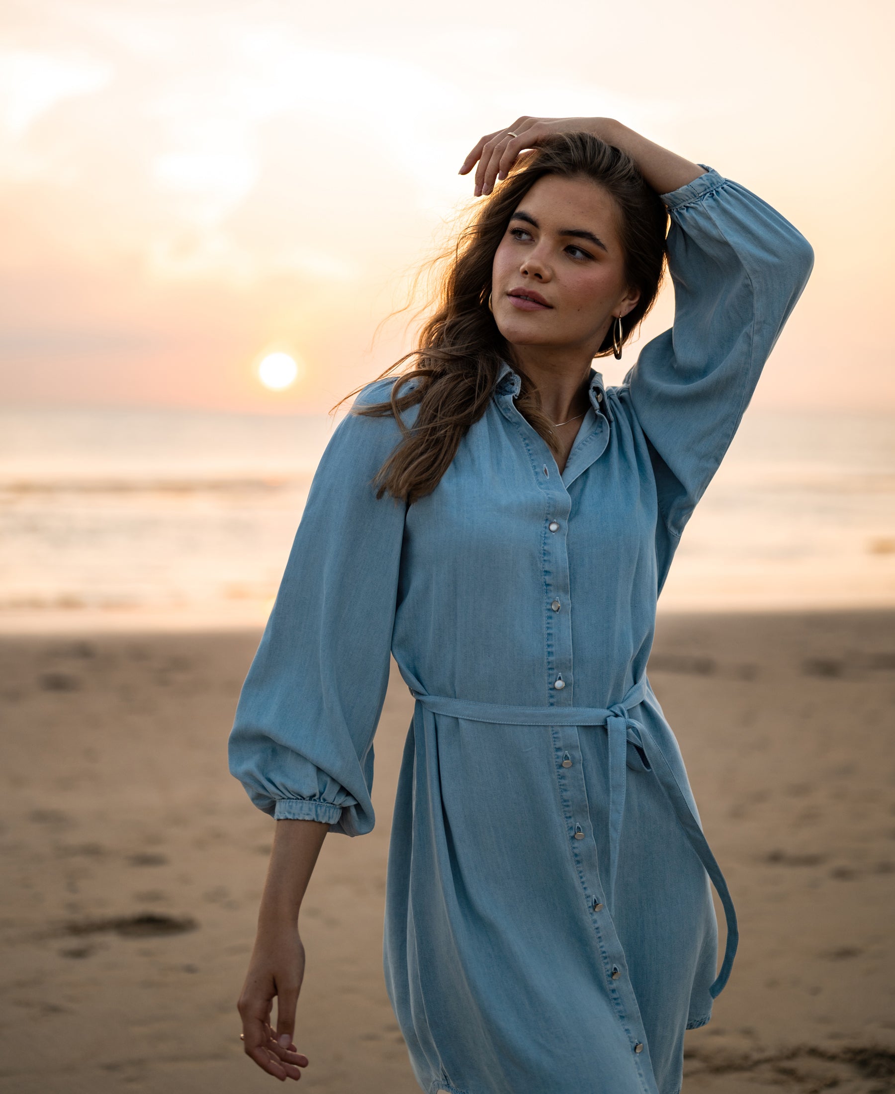 Blouse dress LA LAVE Bleached