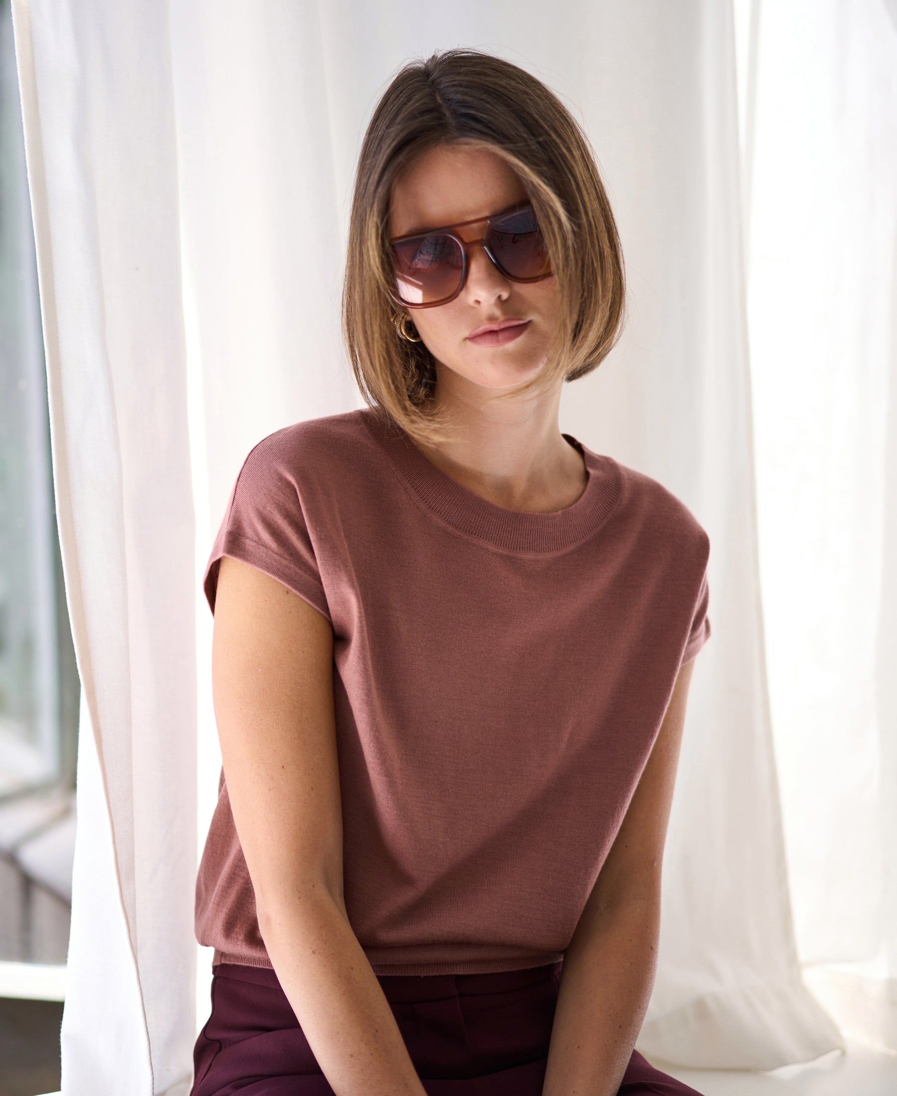Merinotop LE LOUIS Dusty Pink