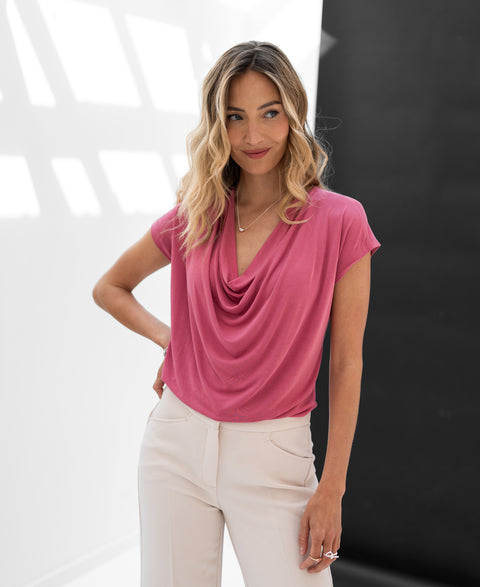 Two-way travel top LE CALIN Cobaltblue
