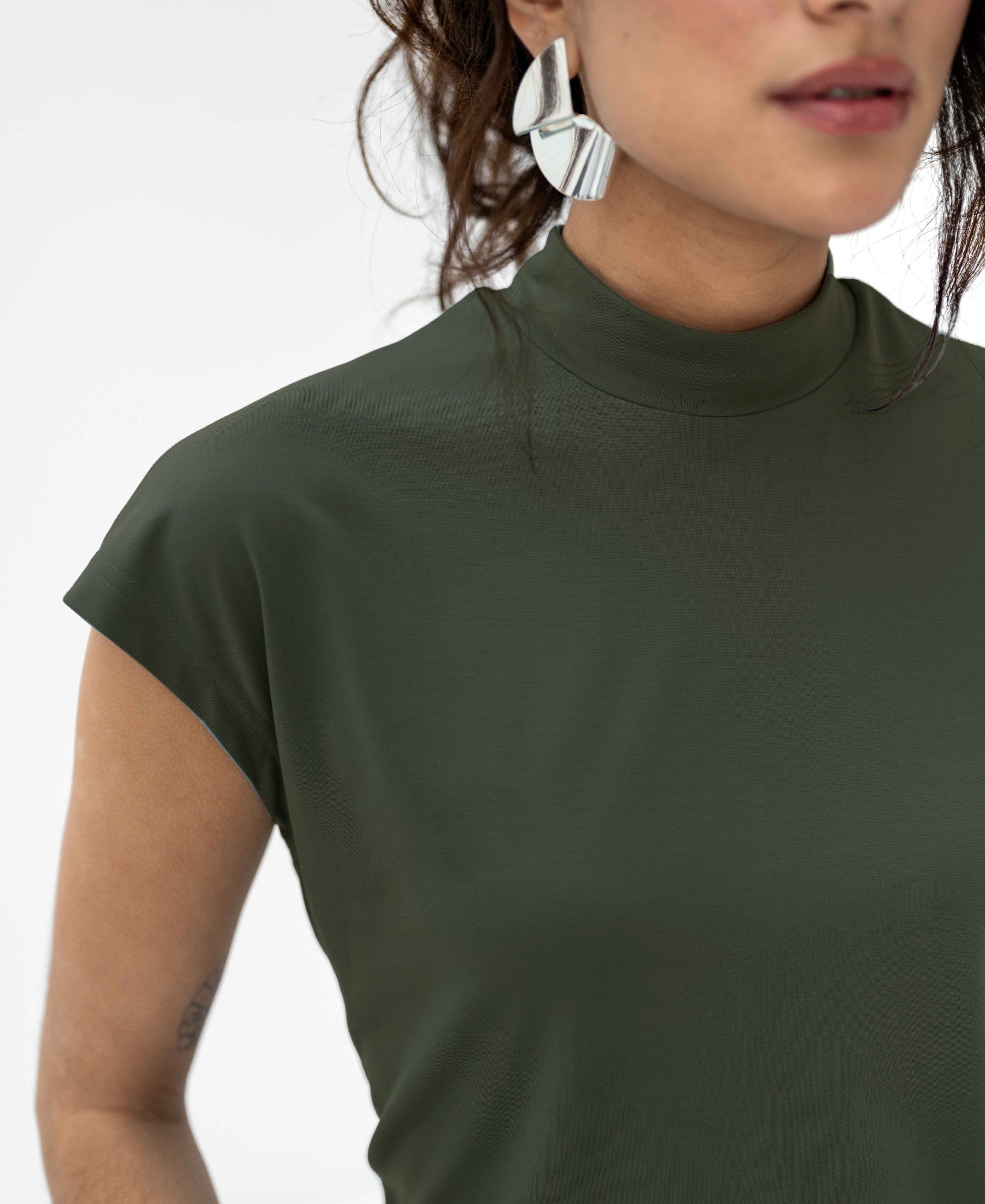 Travel top LA ROMY Army