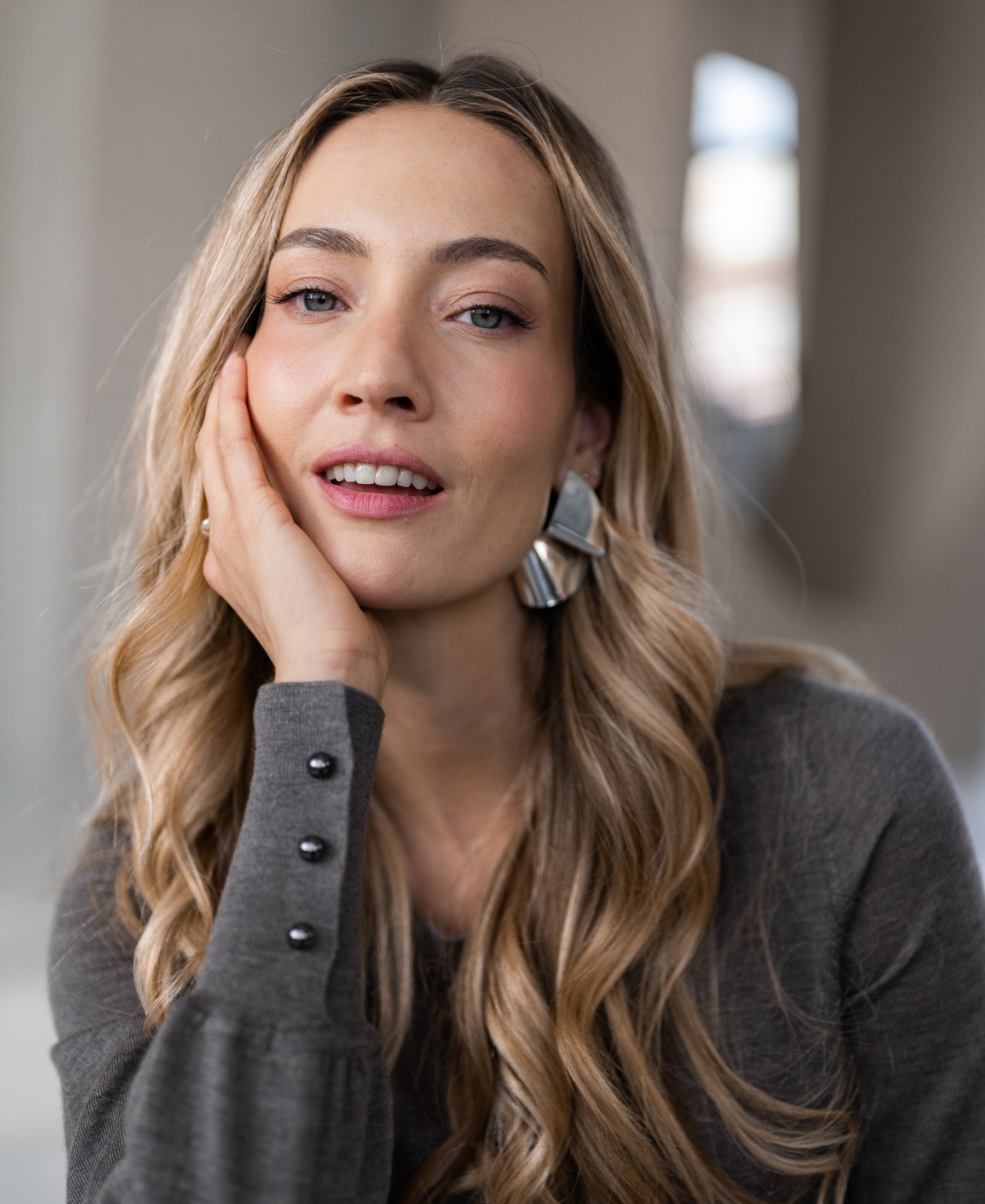 Merino sweater LA MARIS Taupe - black