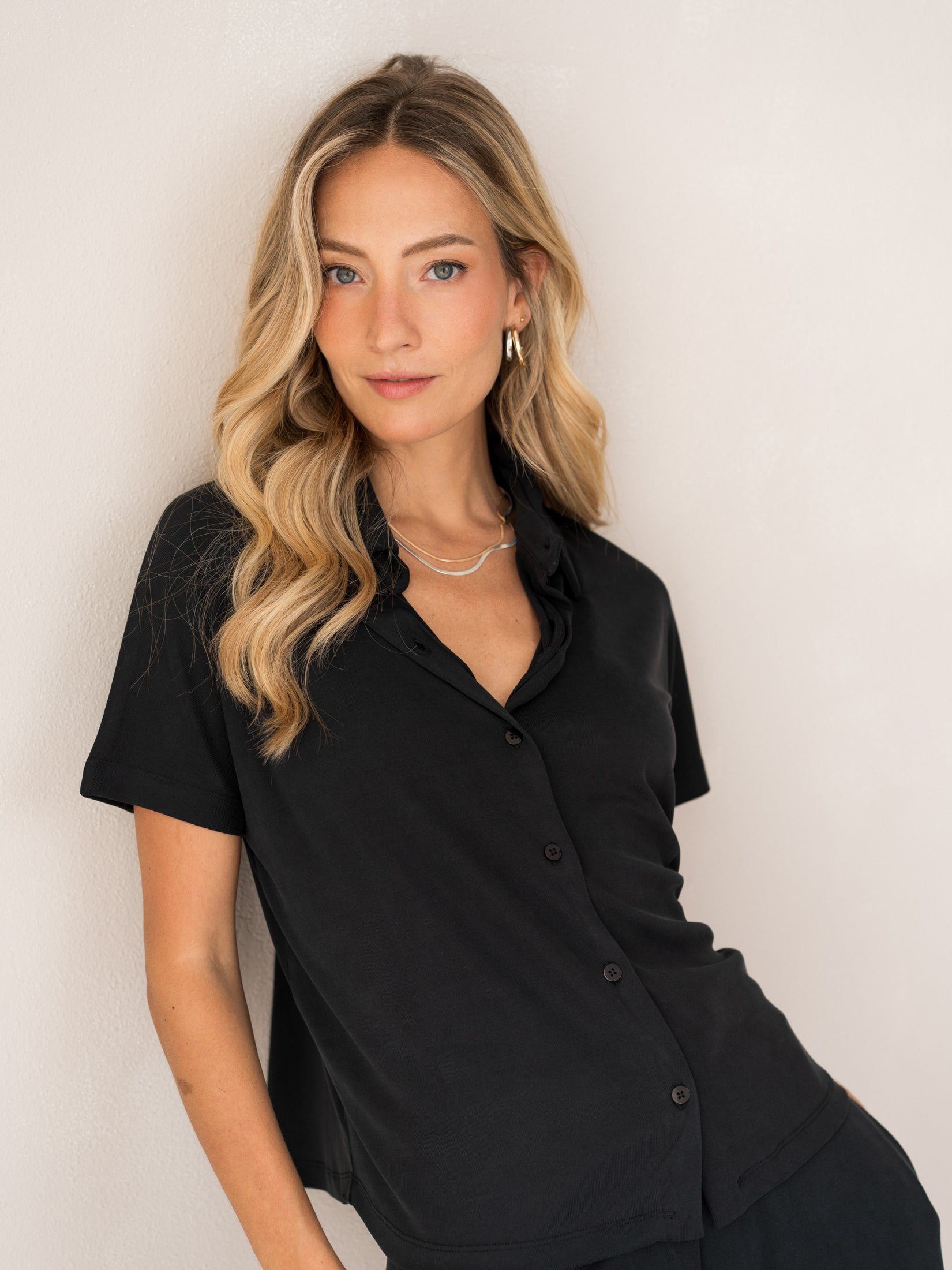 Jersey blouse MASON Charcoal