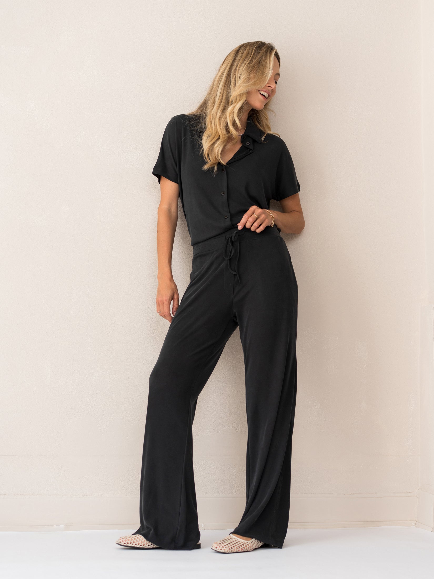 Jersey blouse MASON Charcoal