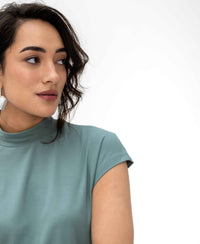 Travel top LA ROMY Mistgreen