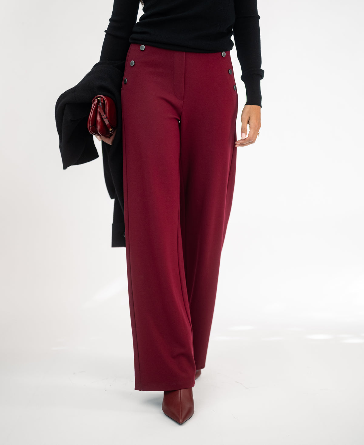 Reisehose LA NOAN Deluxe Dunkelrot